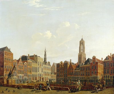 Ponte del Municipio di Utrecht con Dintorni da Isaac Ouwater